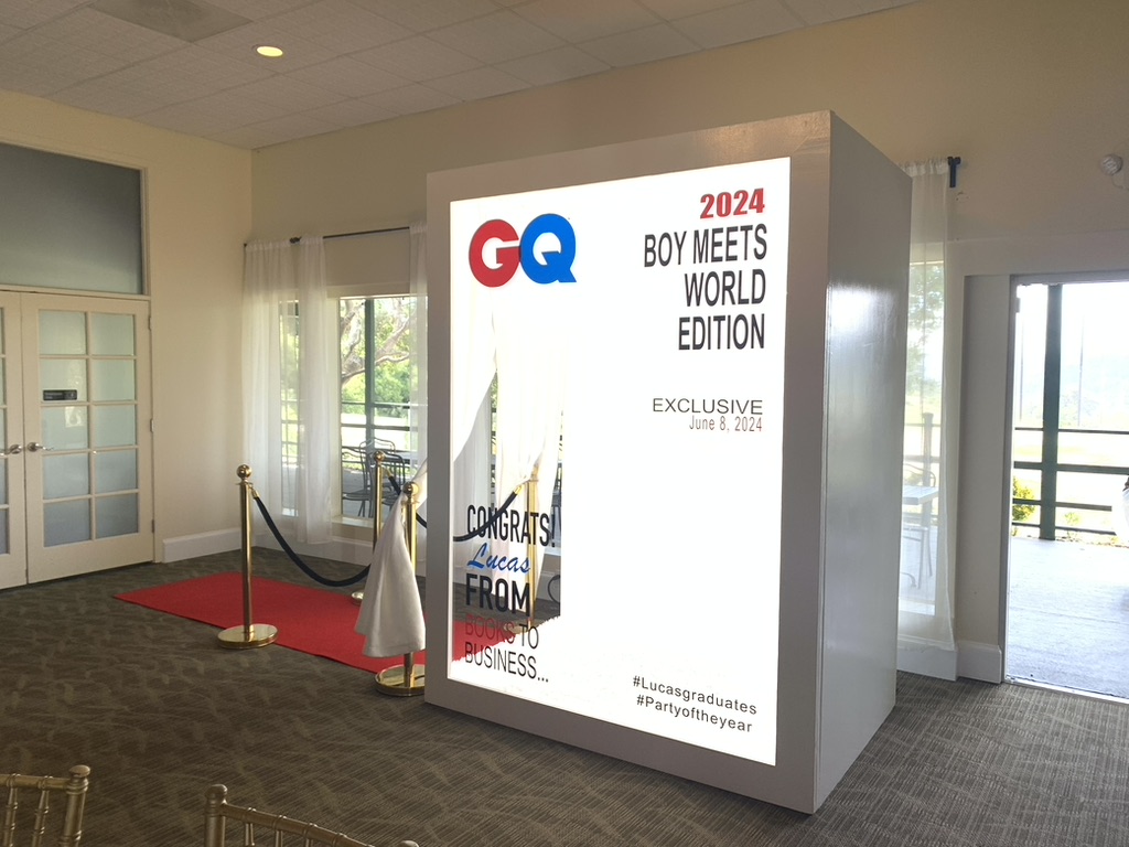 Styled event detail with layered textures and curated props